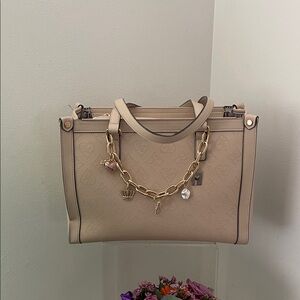 Juicy Couture Tan Handbag with Gold Accents